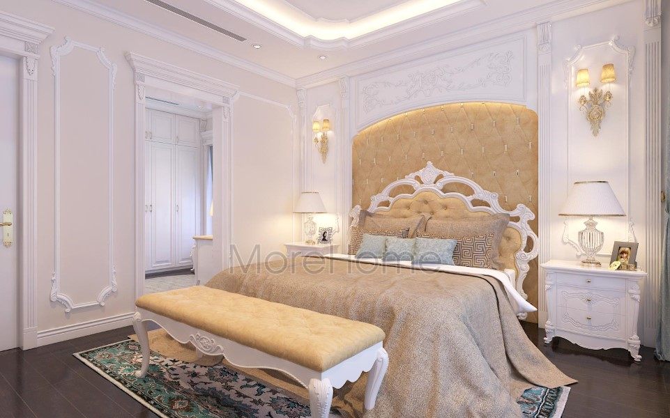 Thiết kế nội thất phòng ngủ biệt thự EuroLand